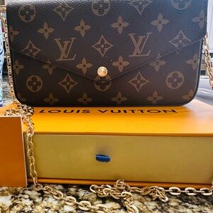 Louis Vuitton Monogram Brown Crossbody Bag